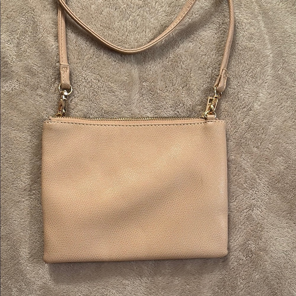Elegant Tan Crossbody Bag
